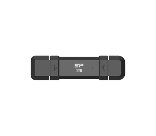 Silicon Power DS72 lecteur USB flash 1 To USB Type-A / USB Type-C 3.2 Gen 2 (3.1 Gen 2) Noir