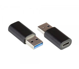 Alcasa USB-AD300 changeur de genre de câble USB 3.0 / USB 3.1 (Gen. 1) A USB C Noir