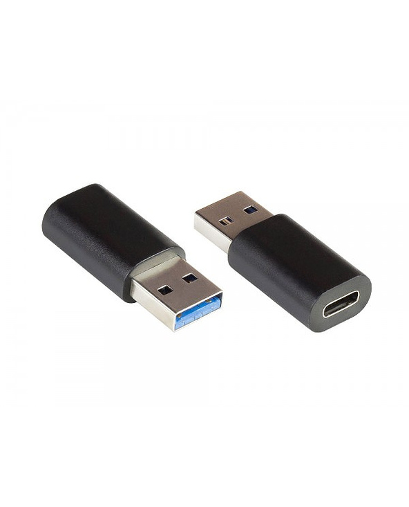 Alcasa USB-AD300 changeur de genre de câble USB 3.0 / USB 3.1 (Gen. 1) A USB C Noir