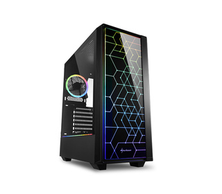 Sharkoon RGB LIT 100 Midi Tower Noir