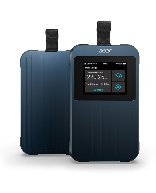 Acer Connect Enduro M3 5G Mobile Wi-Fi, 20GB international data Routeur/modem de réseau cellulaire