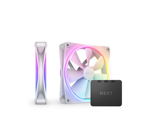 NZXT F140 RGB DUO Twin Pack Boitier PC Ventilateur 14 cm Blanc 2 pièce(s)