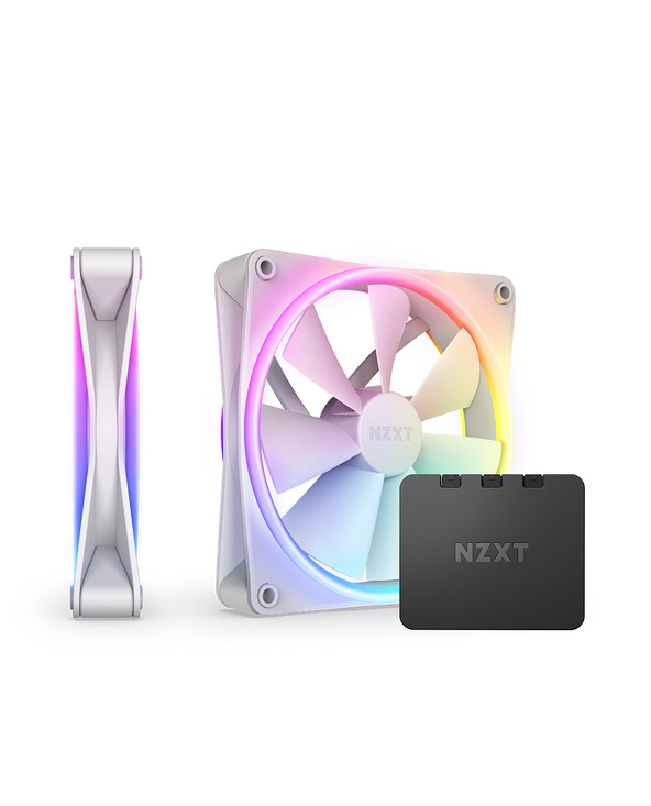NZXT F140 RGB DUO Twin Pack Boitier PC Ventilateur 14 cm Blanc 2 pièce(s)