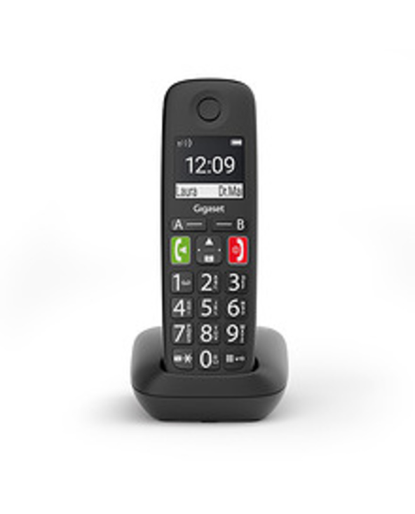 Gigaset E290 Téléphone analog/dect Identification de l'appelant Noir