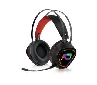 ADVANCE GTA 230 Casque Avec fil Arceau Jouer Noir, Rouge