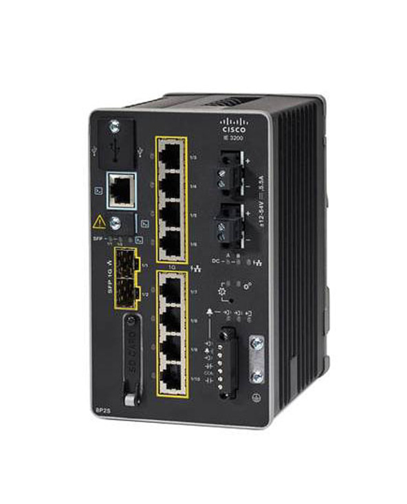 Cisco IE-3200-8P2S-E commutateur réseau Géré L2 Fast Ethernet (10/100) Connexion Ethernet, supportant l'alimentation via ce port