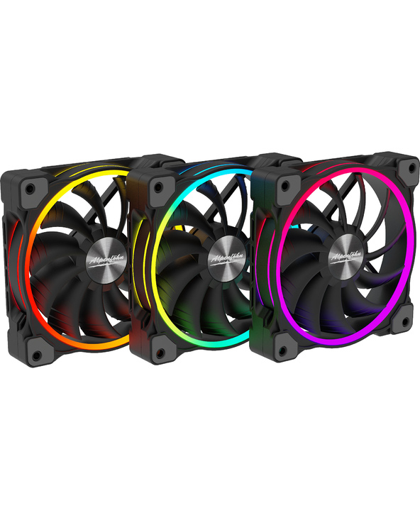 Alpenföhn Wing Boost 3 Boitier PC, Processeur Ventilateur 12 cm Noir 3 pièce(s)
