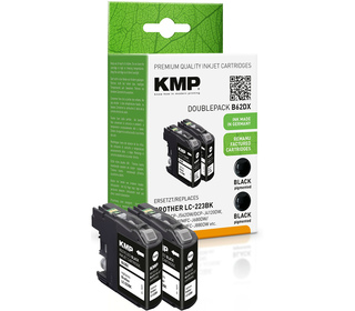 KMP B62DX cartouche d'encre 2 pièce(s) Compatible Noir