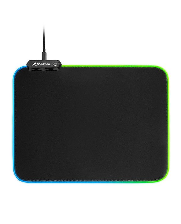 Sharkoon 1337 RGB V2 Gaming Mat Tapis de souris de jeu Noir