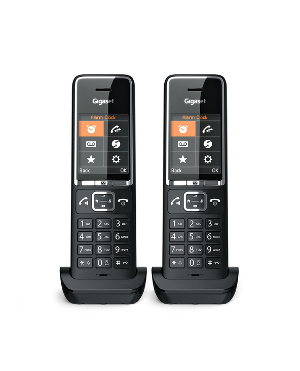 Gigaset COMFORT 550HX Téléphone analog/dect Identification de l'appelant Noir