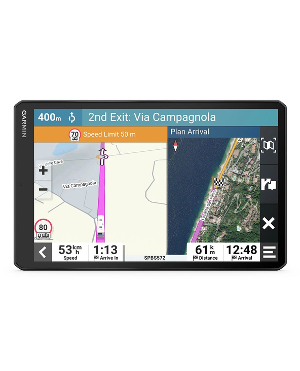 Garmin Camper 1095 navigateur Fixé 25,6 cm (10.1") IPS Écran tactile 554 g Noir