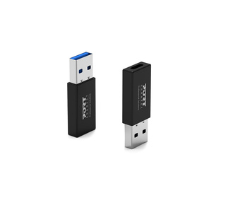 Port Designs 900154 changeur de genre de câble USB-A USB-C Noir