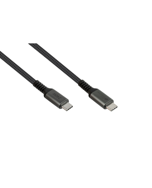 Alcasa 2240-CCT005A câble USB USB 2.0 2 m USB C Noir