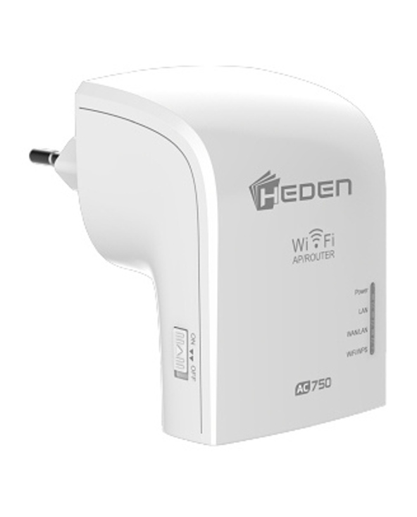 Heden AC 750 Répéteur réseau 433 Mbit/s Blanc