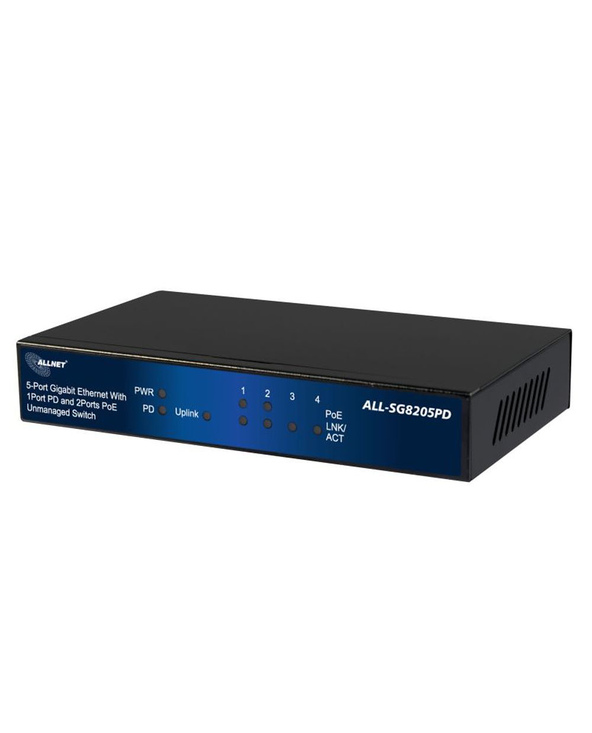 ALLNET ALL-SG8205PD commutateur réseau Non-géré L2 Gigabit Ethernet (10/100/1000) Connexion Ethernet, supportant l'alimentation 