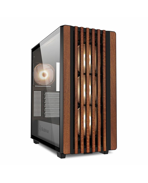 Sharkoon REBEL C70G RGB Full Tower Noir, Bois
