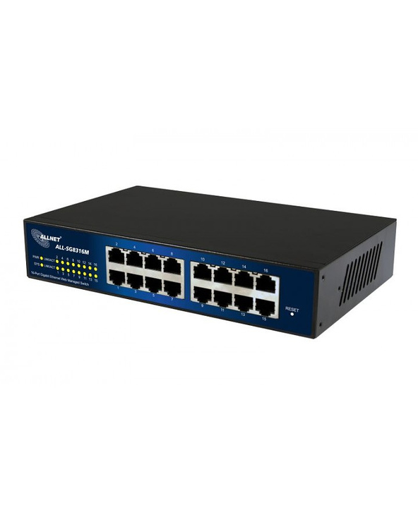 ALLNET 112534 Géré L2 Gigabit Ethernet (10/100/1000) 19U Noir