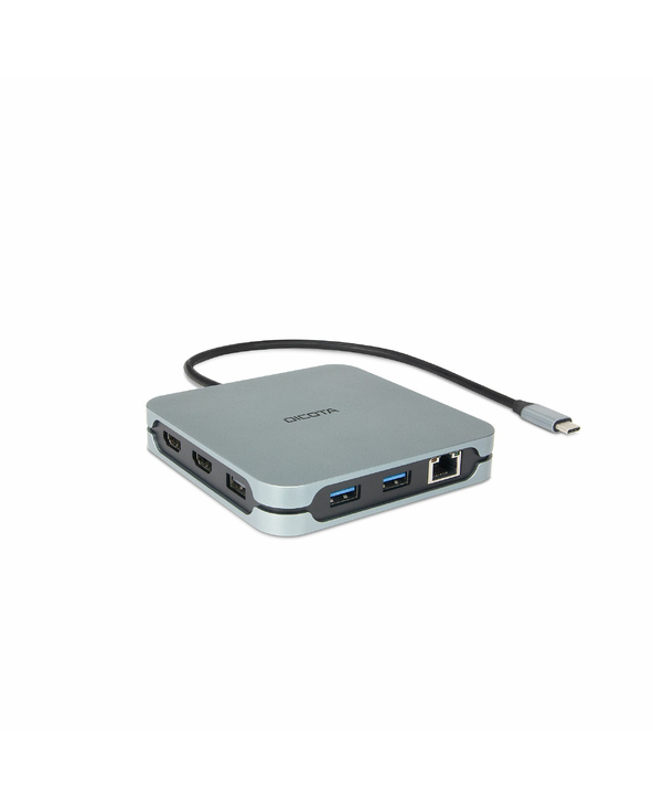 DICOTA D32057 hub & concentrateur USB Type-C 10000 Mbit/s Argent