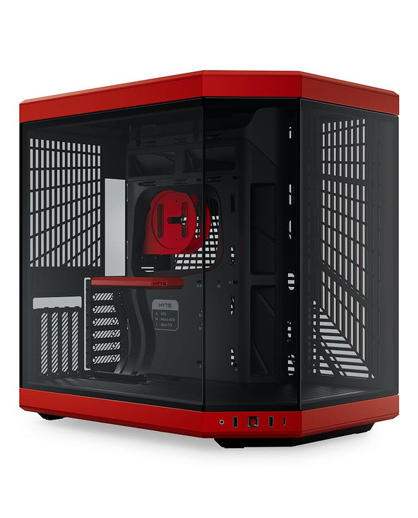 HYTE Y70 Midi Tower Noir, Rouge