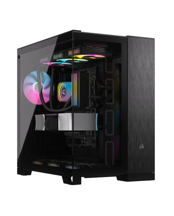 Corsair CC-9011283-WW unité centrale Midi Tower Aluminium, Noir