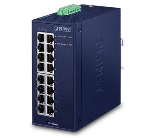 PLANET IGS-1600T commutateur réseau Non-géré L2 Gigabit Ethernet (10/100/1000) Bleu