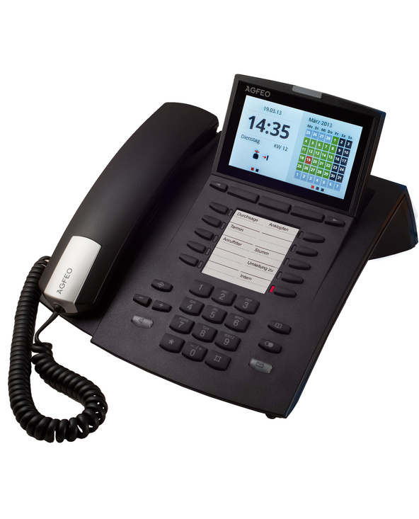 AGFEO ST 45 IP téléphone fixe Noir LCD