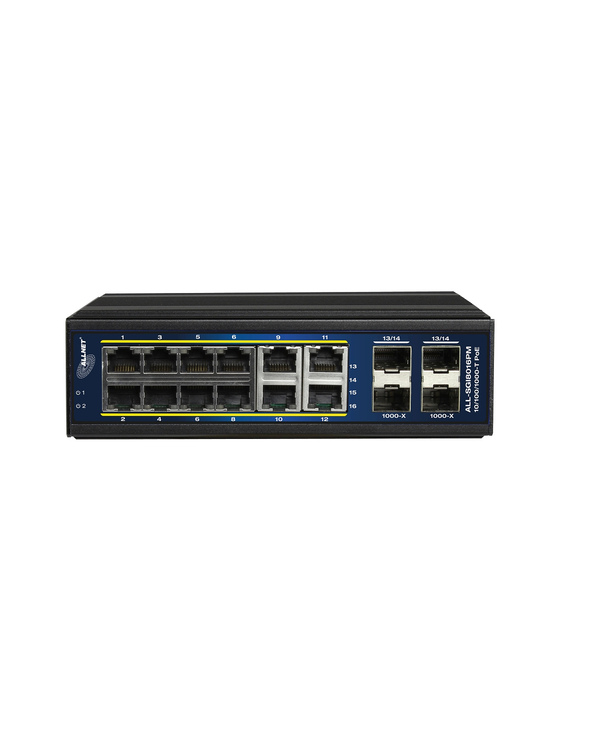 ALLNET ALL-SGI8016PM commutateur réseau Géré L2+/L3 Gigabit Ethernet (10/100/1000) Connexion Ethernet, supportant l'alimentation