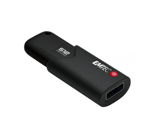 Emtec B120 Click Secure lecteur USB flash 512 Go USB Type-A 3.2 Gen 2 (3.1 Gen 2) Noir