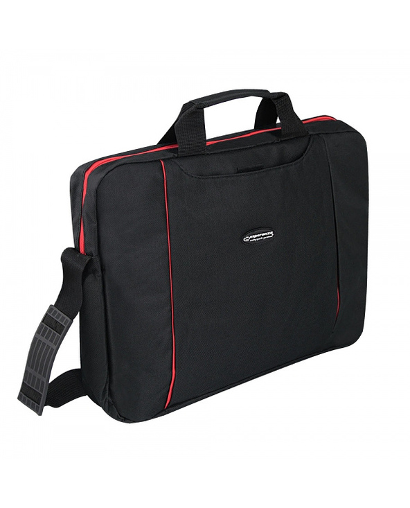 Esperanza SALERNO 39,6 cm (15.6") Sac Toploader Noir, Rouge