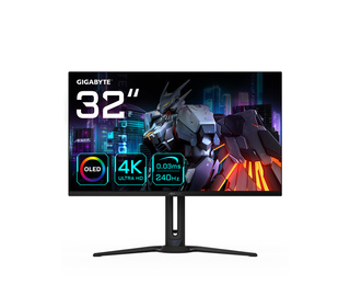 GIGABYTE ÉCRAN DE JEU AORUS FO32U2 OLED DE 32” - 3840 X 2160 (UHD), 240HZ, 0,03MS, KVM, 250 CD/M², FREESYNC PREMIUM PRO, DISPLAY