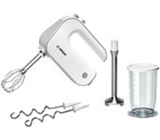 Bosch MFQ4070 mixeur Batteur à main 500 W Argent, Blanc