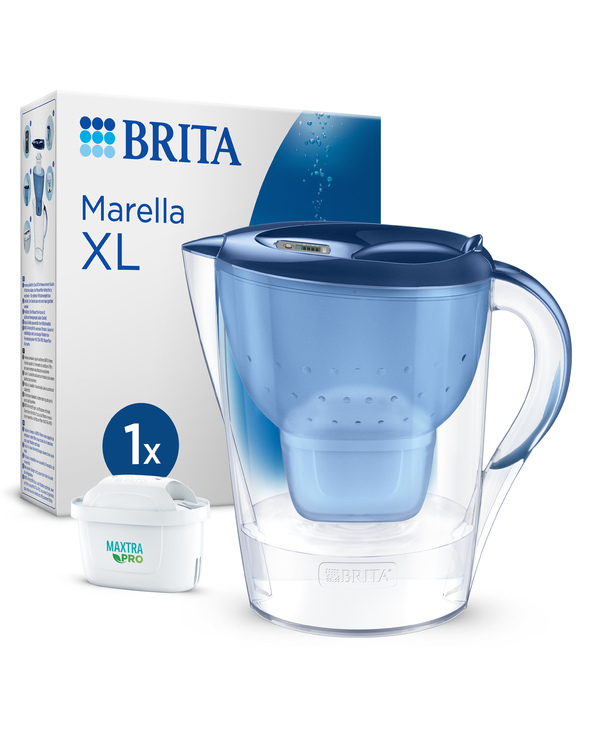 Brita Marella XL Filtre pompée à eau manuelle 3,5 L Bleu