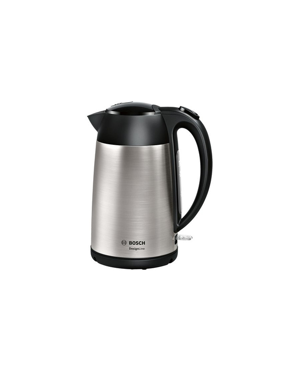 Bosch TWK3P420 bouilloire 1,7 L 2400 W Noir, Acier inoxydable