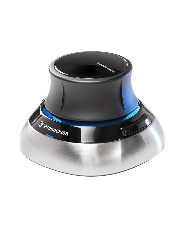 3Dconnexion SpaceMouse souris Bureau RF Wireless + Bluetooth + USB Type-A 6DoF
