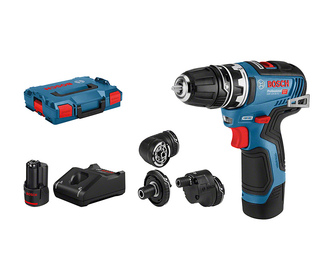 Bosch GSR 12V-35 FC 1750 tr/min Sans clé 590 g Noir, Bleu, Rouge