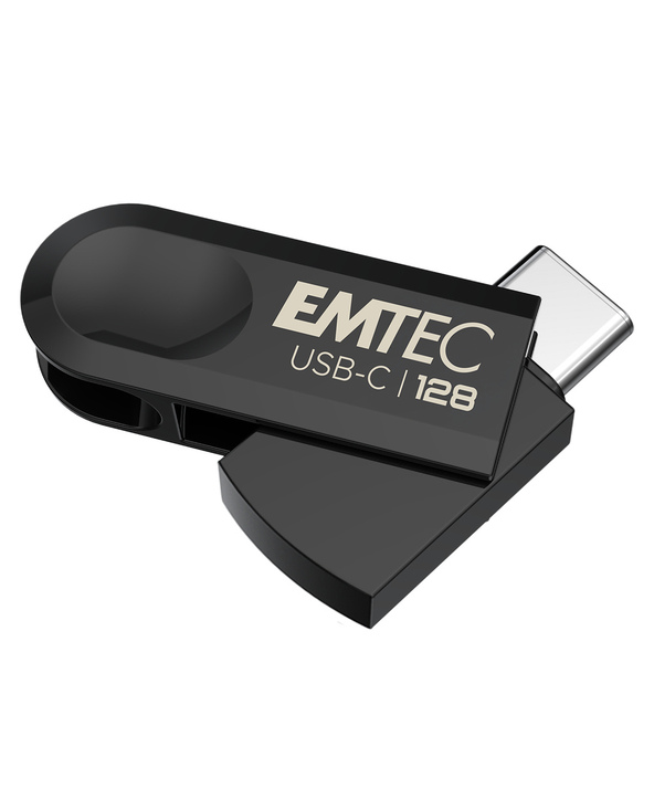 Emtec C280 lecteur USB flash 128 Go USB Type-C 3.2 Gen 1 (3.1 Gen 1) Noir