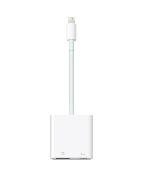 Apple MX5J3ZM/A hub & concentrateur Lightning Blanc