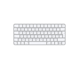 Apple Magic clavier Universel USB + Bluetooth AZERTY Français Aluminium, Blanc