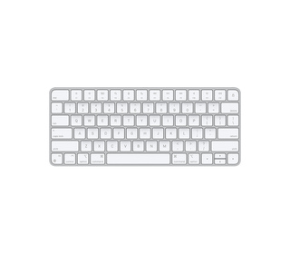 Apple Magic clavier Universel USB + Bluetooth Anglais américain Aluminium, Blanc