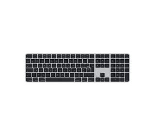 Apple Magic Keyboard clavier Universel USB + Bluetooth AZERTY Français Argent, Noir