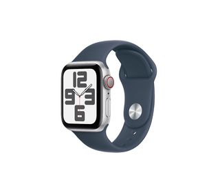 Apple Watch SE OLED 40 mm Numérique 324 x 394 pixels Écran tactile 4G Argent Wifi GPS (satellite)