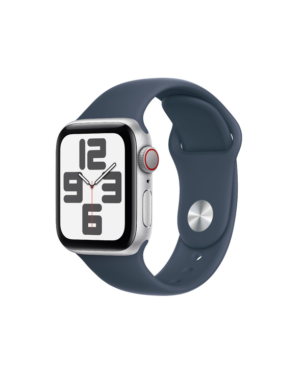 Apple Watch SE OLED 40 mm Numérique 324 x 394 pixels Écran tactile 4G Argent Wifi GPS (satellite)