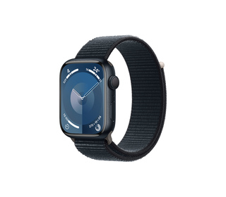 Apple Watch Series 9 45 mm Numérique 396 x 484 pixels Écran tactile Noir Wifi GPS (satellite)