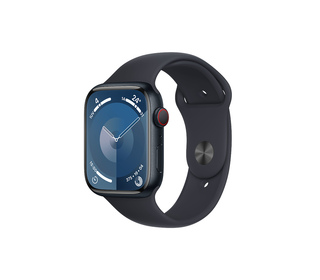 Apple Watch Series 9 45 mm Numérique 396 x 484 pixels Écran tactile 4G Noir Wifi GPS (satellite)