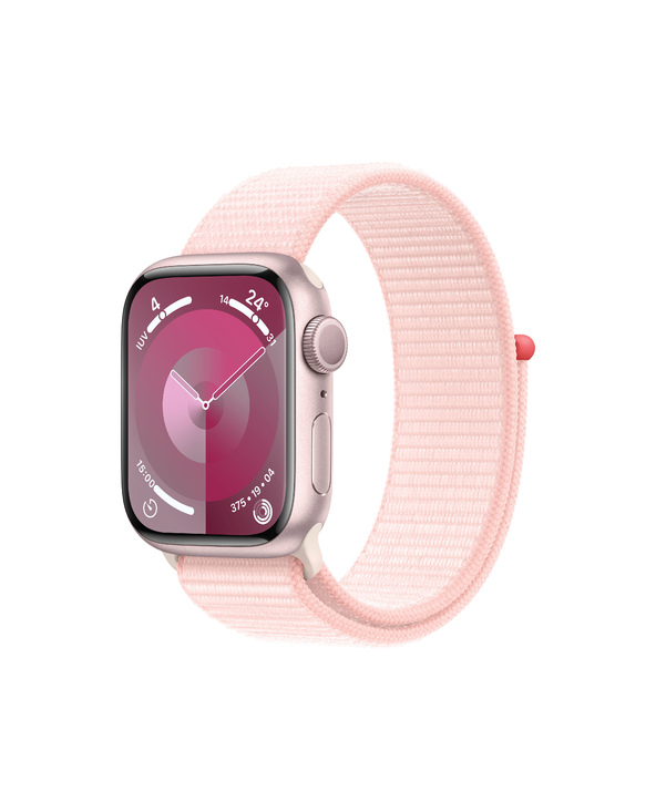 Apple Watch Series 9 41 mm Numérique 352 x 430 pixels Écran tactile Rose Wifi GPS (satellite)
