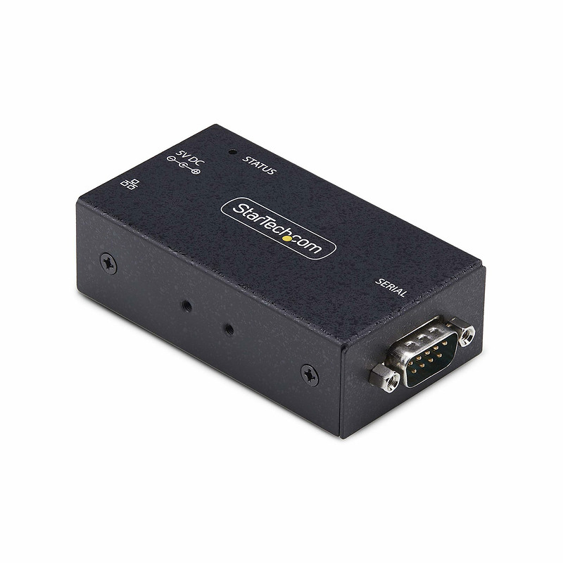 StarTech.com Adaptateur Série vers Ethernet à 1 Port, Serveur de Périphériques Série IP pour Périphériques RS232 Distants, Monta