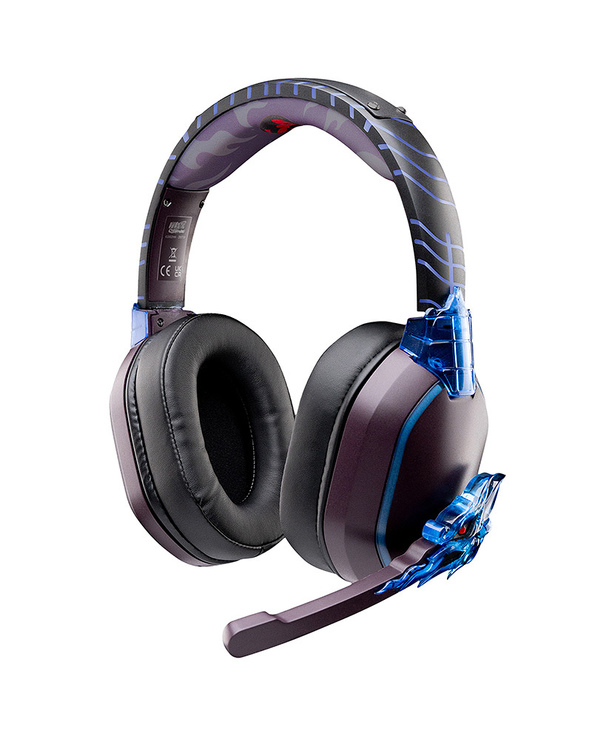 Lexip TSXLXHS0003 écouteur/casque Avec fil &sans fil Arceau Gaming Bluetooth Noir, Violet