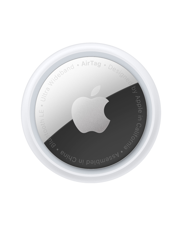 Apple AirTag Article Recherche Argent, Blanc