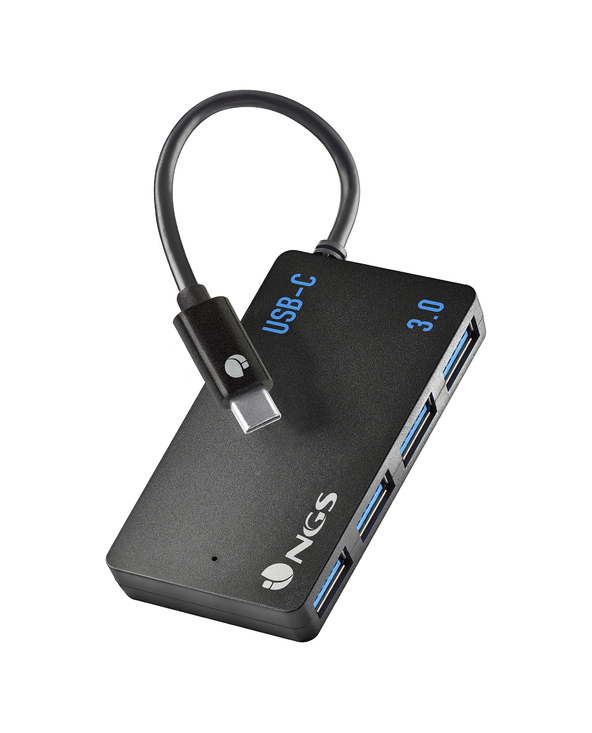 NGS WONDER IHUB4 USB 3.2 Gen 1 (3.1 Gen 1) Type-A 480 Mbit/s Noir
