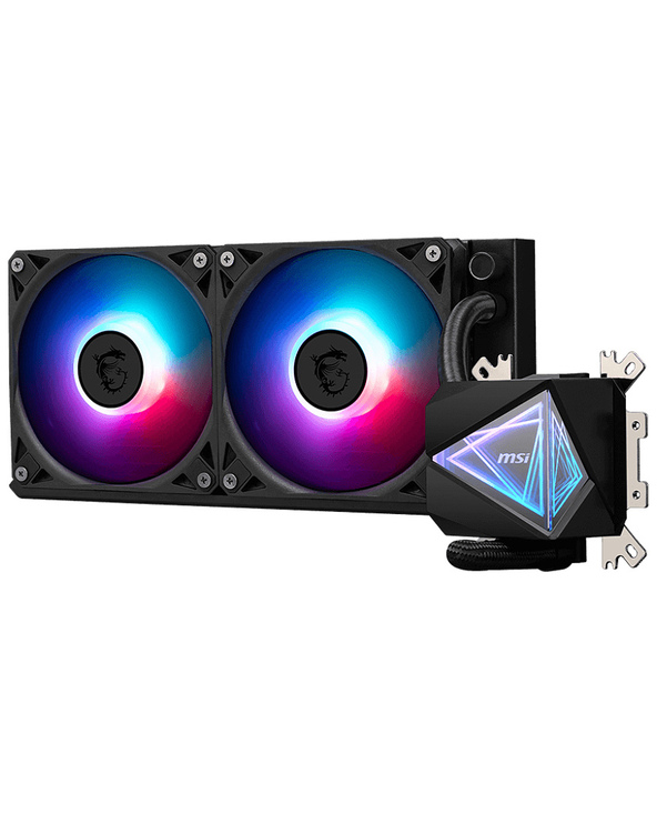 MSI MAG CORELIQUID I240 système de refroidissement d’ordinateur Boitier PC Refroidisseur de liquide tout-en-un 12 cm Noir 1 pièc